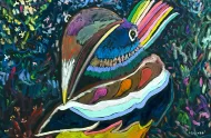 Taking Flight With A Proud Toucan