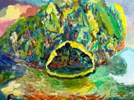 Summertime Peace with A Magical Oval At The Island