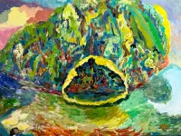 Summertime Peace with A Magical Oval At The Island