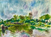 Japanese Garden Landscapes And A Quiet Scene