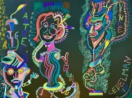 Totem Poles- Suzanne-Lautrec -Vincent Out of the Dark