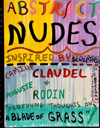 Book Of Abstract Nudes Inspired BY Camille Claudel And Auguste Rodin